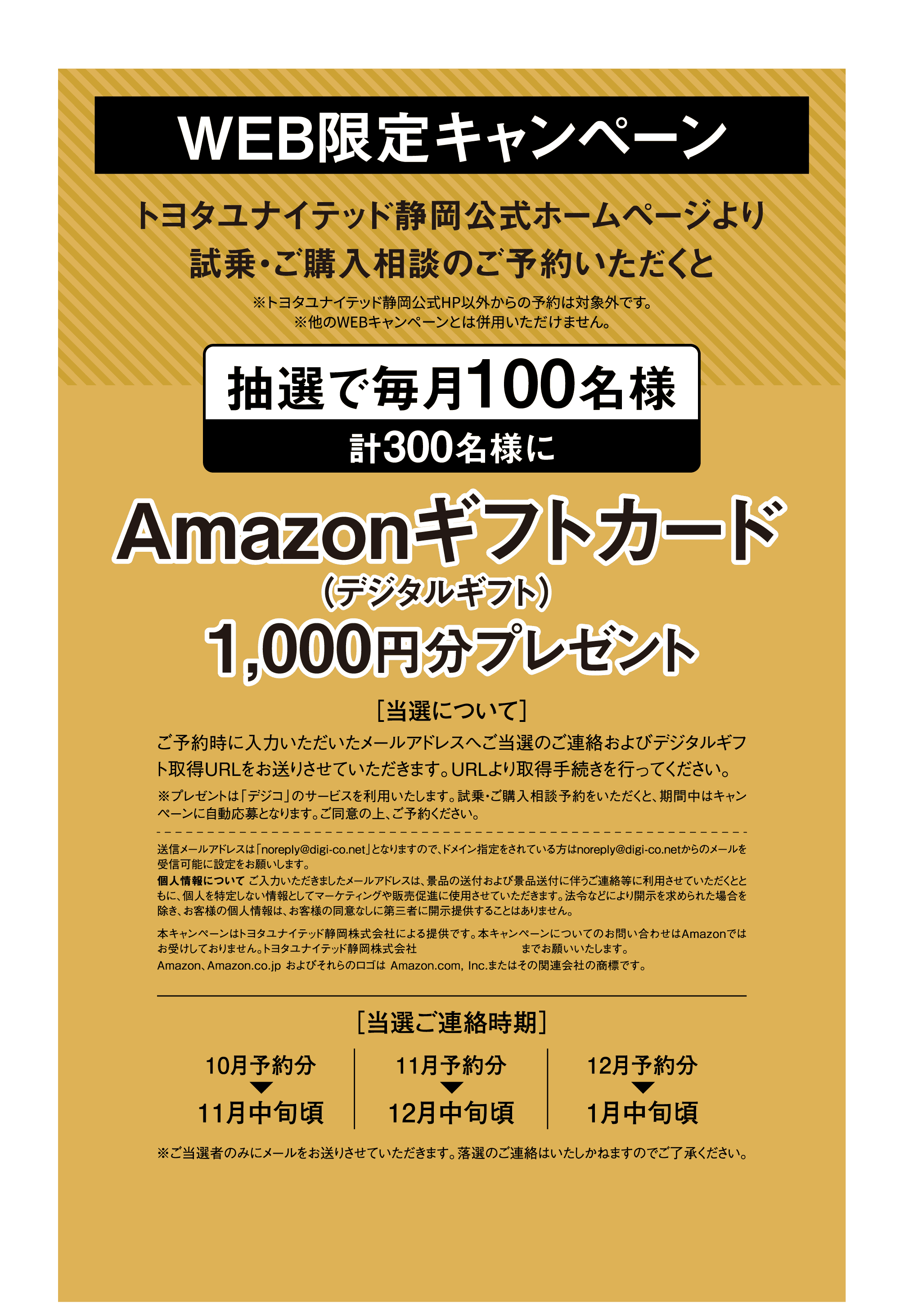 WEB限定キャンペーン