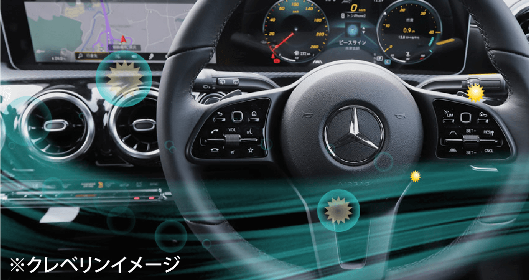 ※光触媒スプレーイメージ ※クレベリンイメージ
