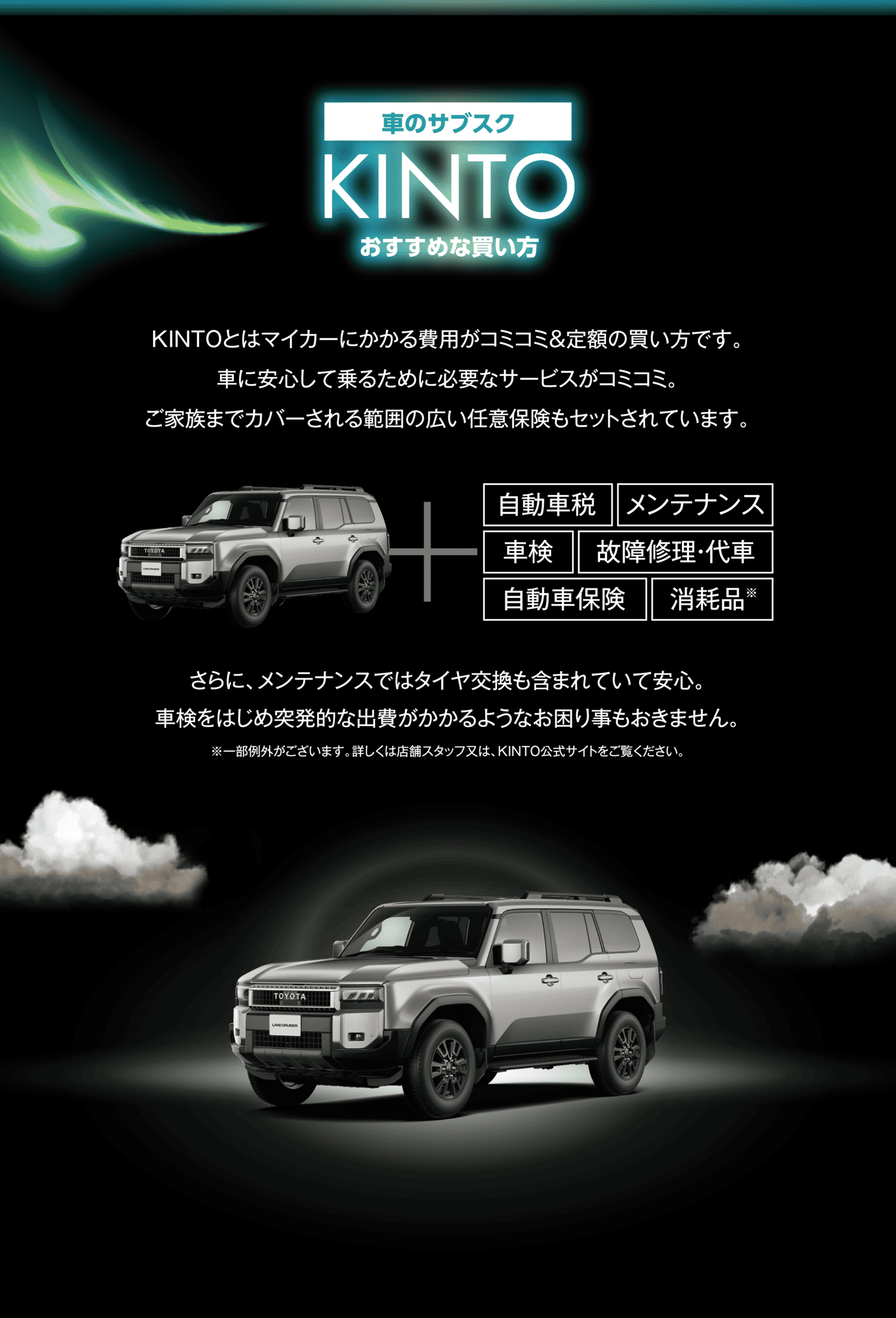 車のサブスク KINTO おすすめな買い方