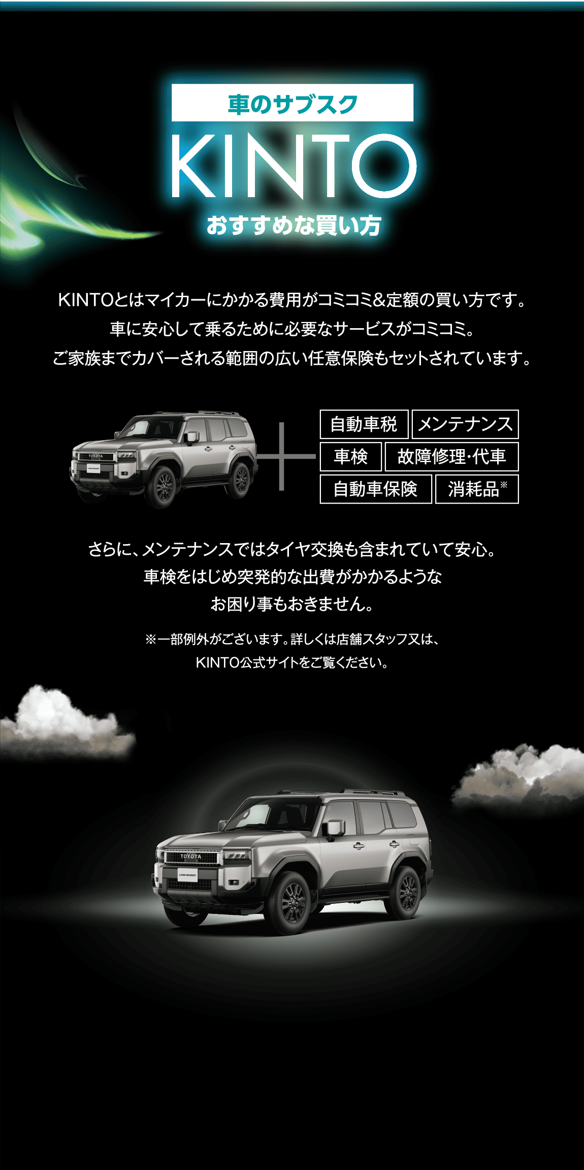 車のサブスク KINTO おすすめな買い方