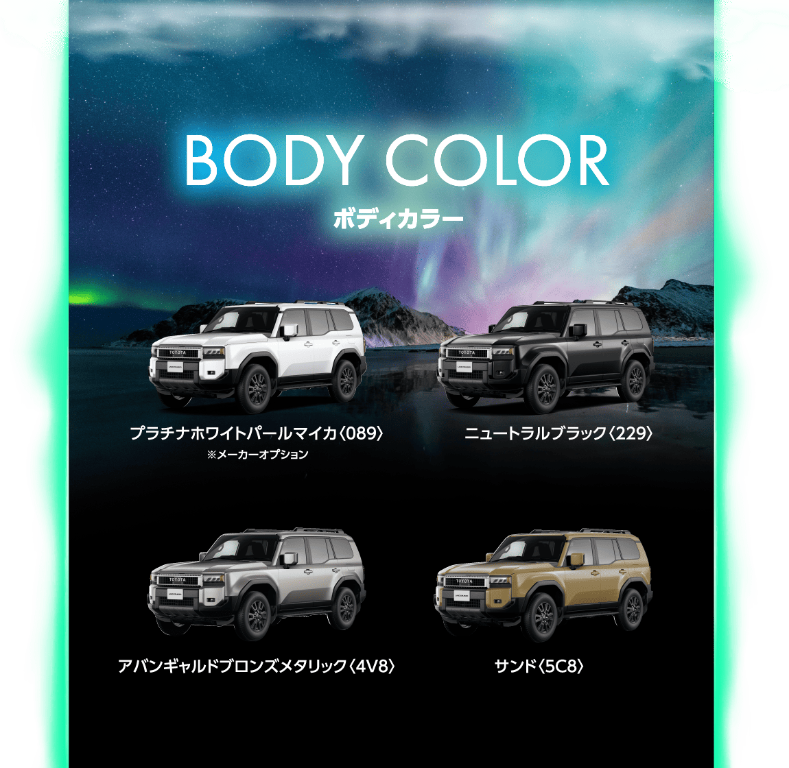 BODY COLOR ボディカラー