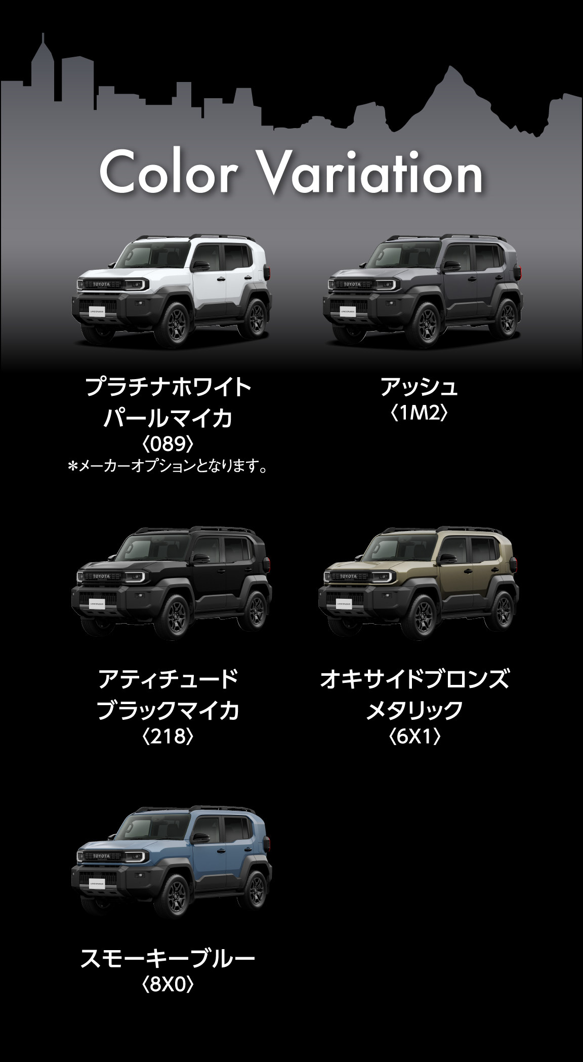 カラーバリエーション