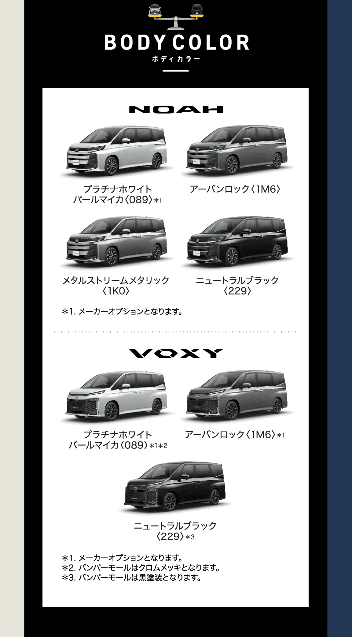 ボディカラー